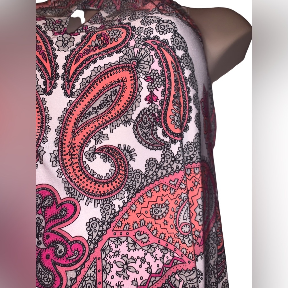 Paisley Print Halter Top by INC Medium - Picture 7 of 8